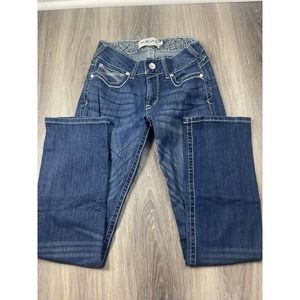 Ariat Women's Stretch Dresden REAL Mid Rise Straight Ivy Jeans Size 28R